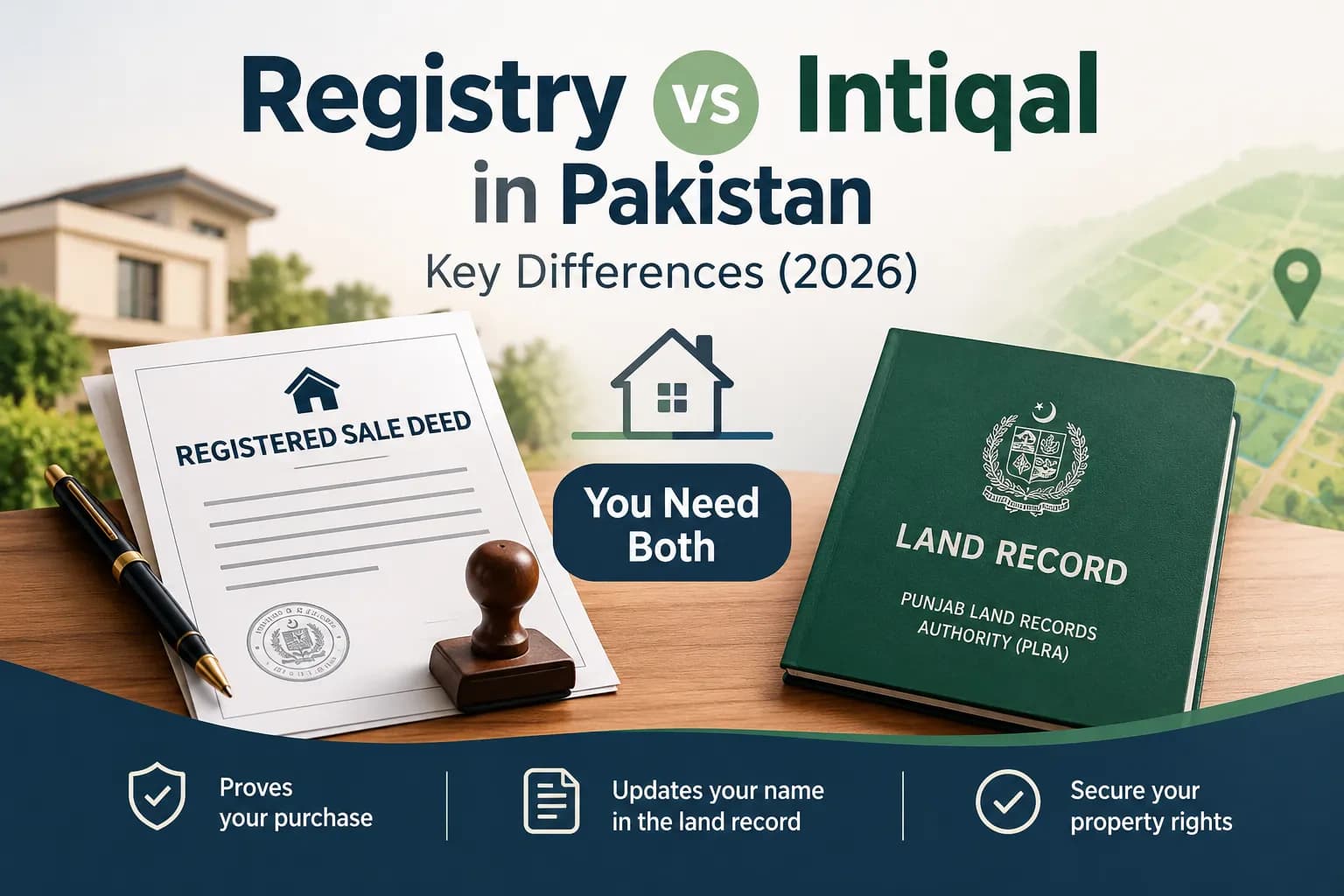 Registry vs Intiqal in Pakistan,  Key Differences