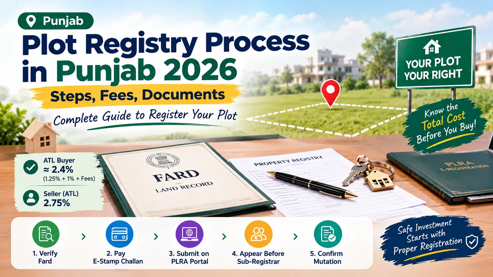 Plot Registry Process in Punjab 2026, Step-by-Step Guide