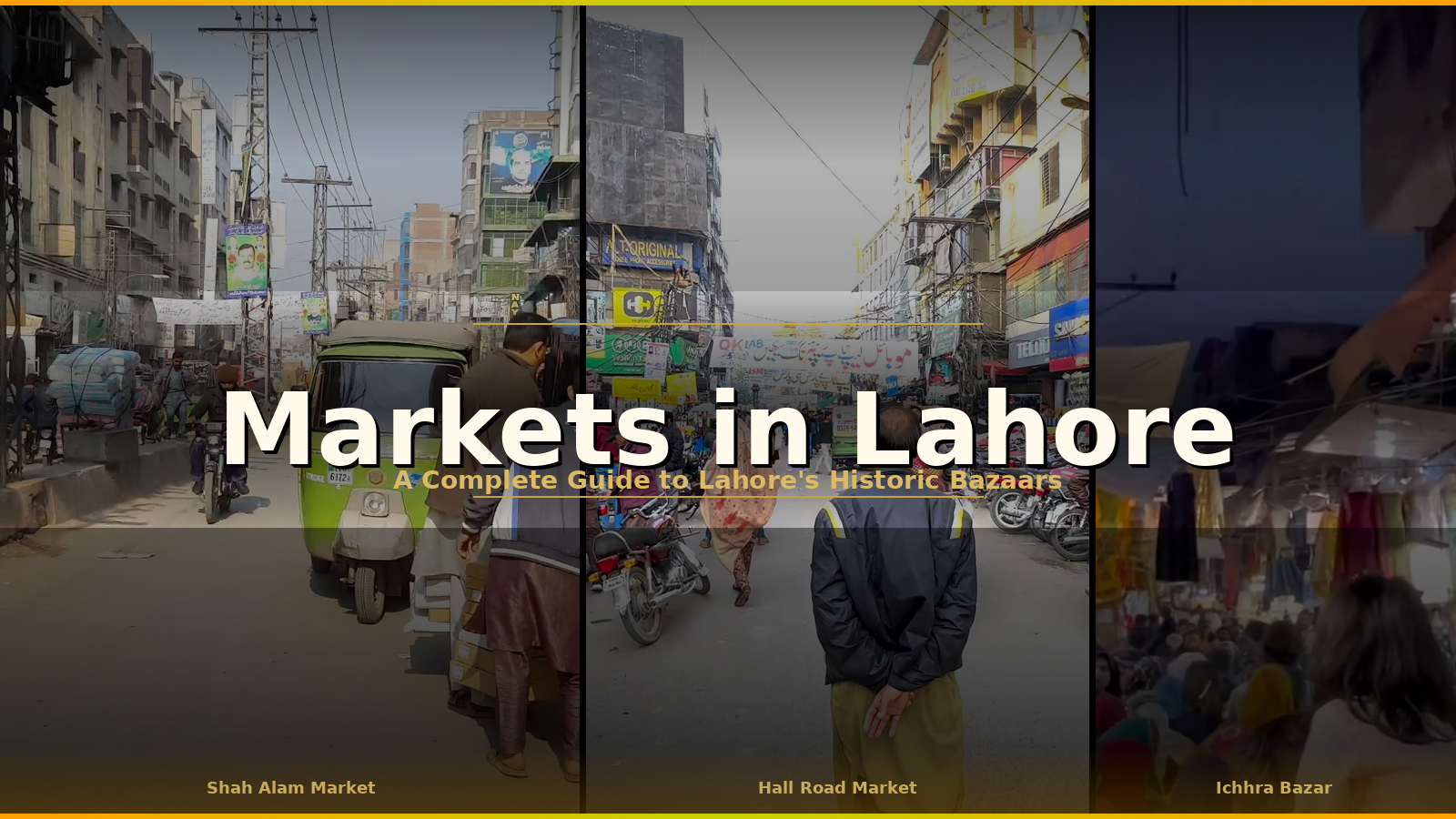 Markets in Lahore