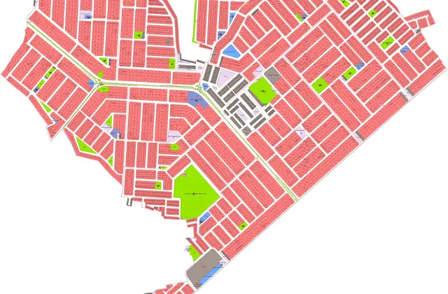 DHA Phase 1 map
