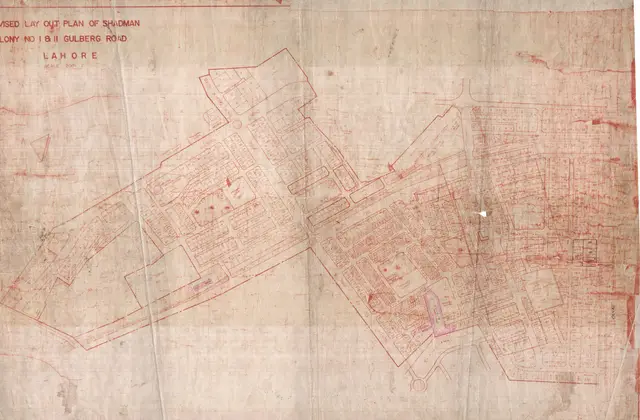 Shadman Colony map