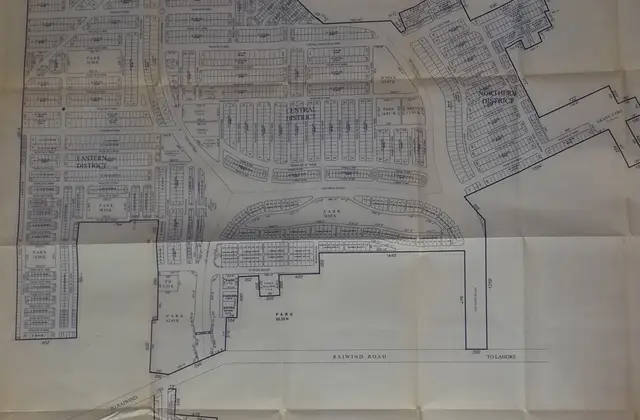 Bahria Orchard Phase 1 map