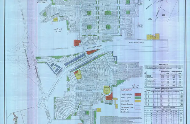 Fazaia Housing Scheme Phase 1 map