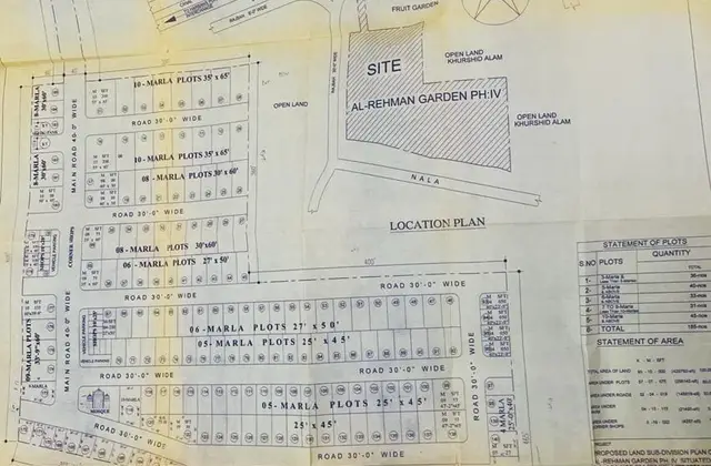 Al Rehama Garden Phase IV map