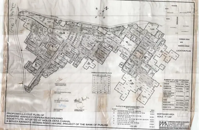 Bankers Avenue Cooperative Housing Scheme map