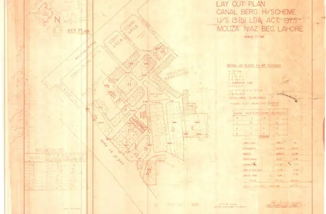 Canal Berg Housing Scheme map