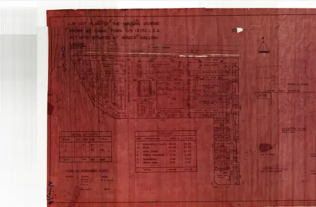 China Town Housing Scheme map