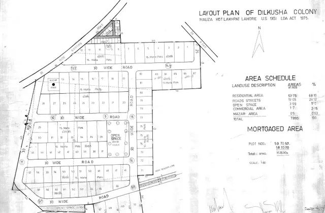 Dilkusha Housing Society map