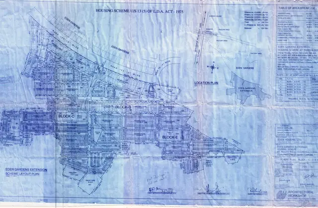 Eden Garden Extension Housing Scheme map