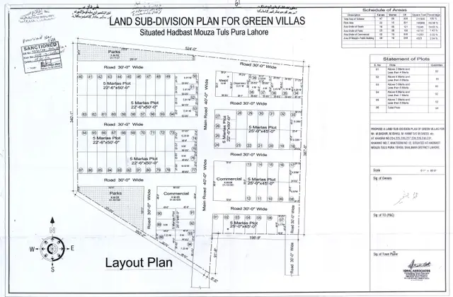 Green Villas map