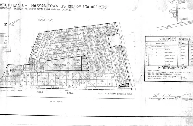 Hassan Town Housing Scheme map