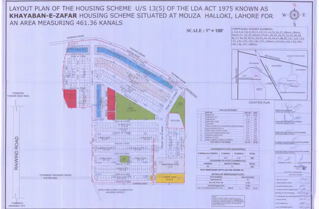 Khayaban-e-Zafar Housing Scheme map