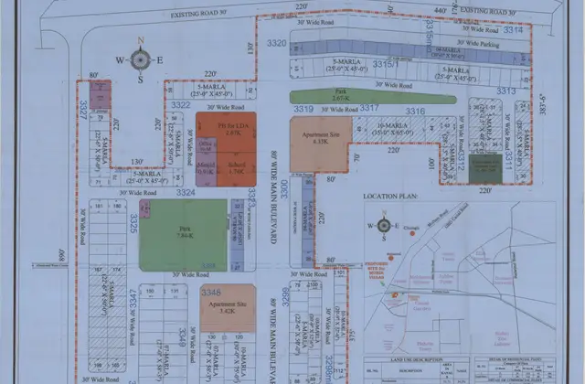 Munir Villas map