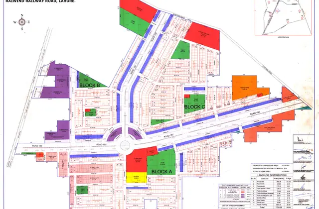 Park Avenue Housing Scheme map