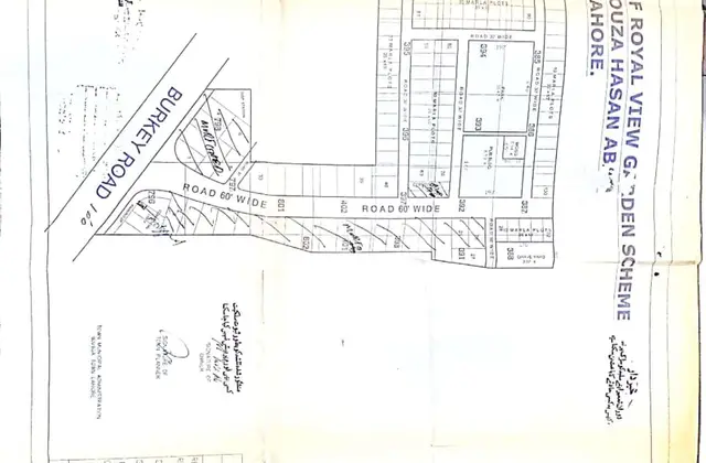 Royal View Garden Scheme map