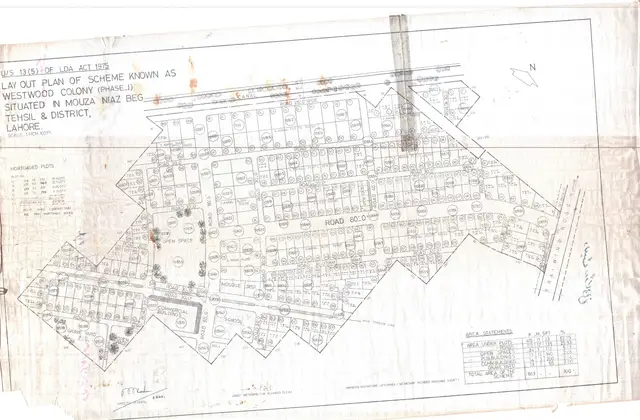 West Wood Colony map