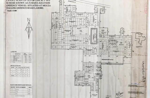 Zubaida Khatoon Housing Scheme map